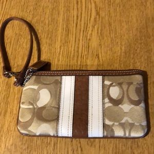 Coach wristlet purse wallet